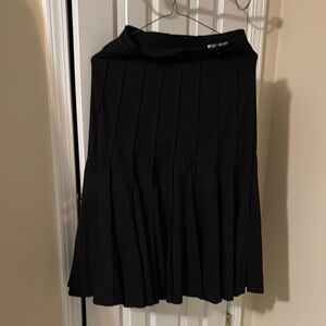 Alberto Makali Black Midi A-Line Skirt